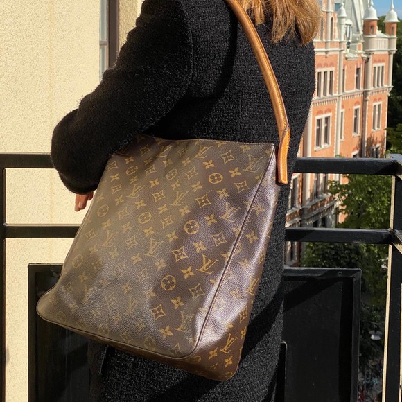 Louis Vuitton Loop Hobo GM Size M46311 Monogram Reverse Canvas **no pouch